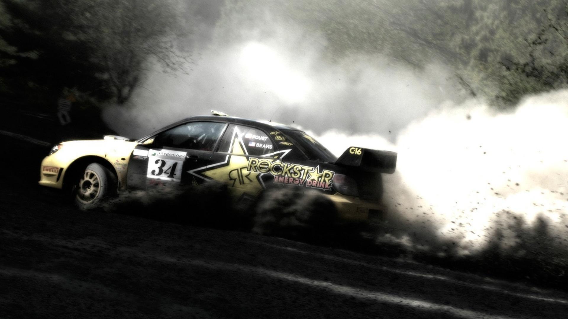 Impreza wrx sti car rockstar energy drink wallpaper