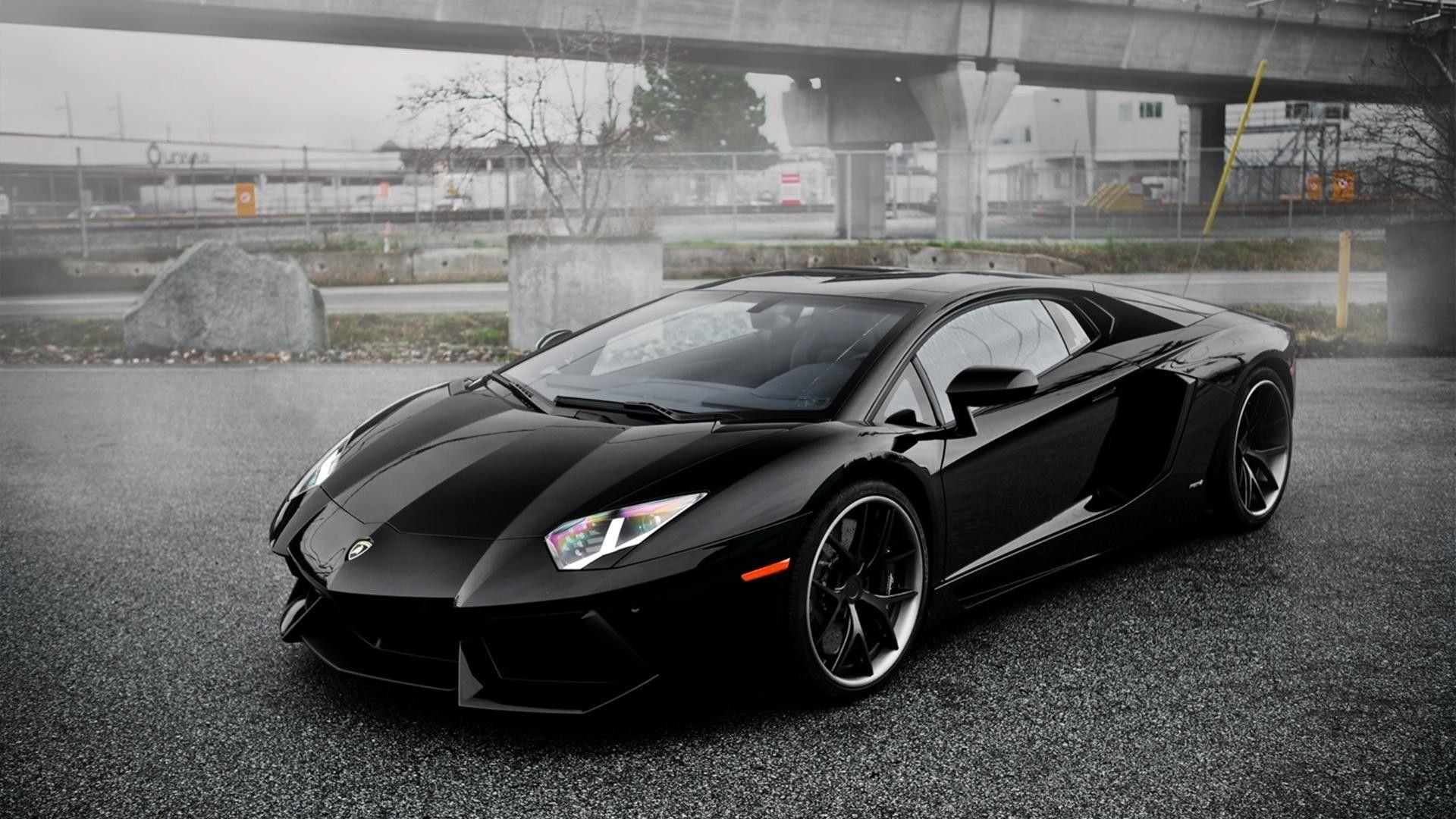 Black Lamborghini wallpaperx1080