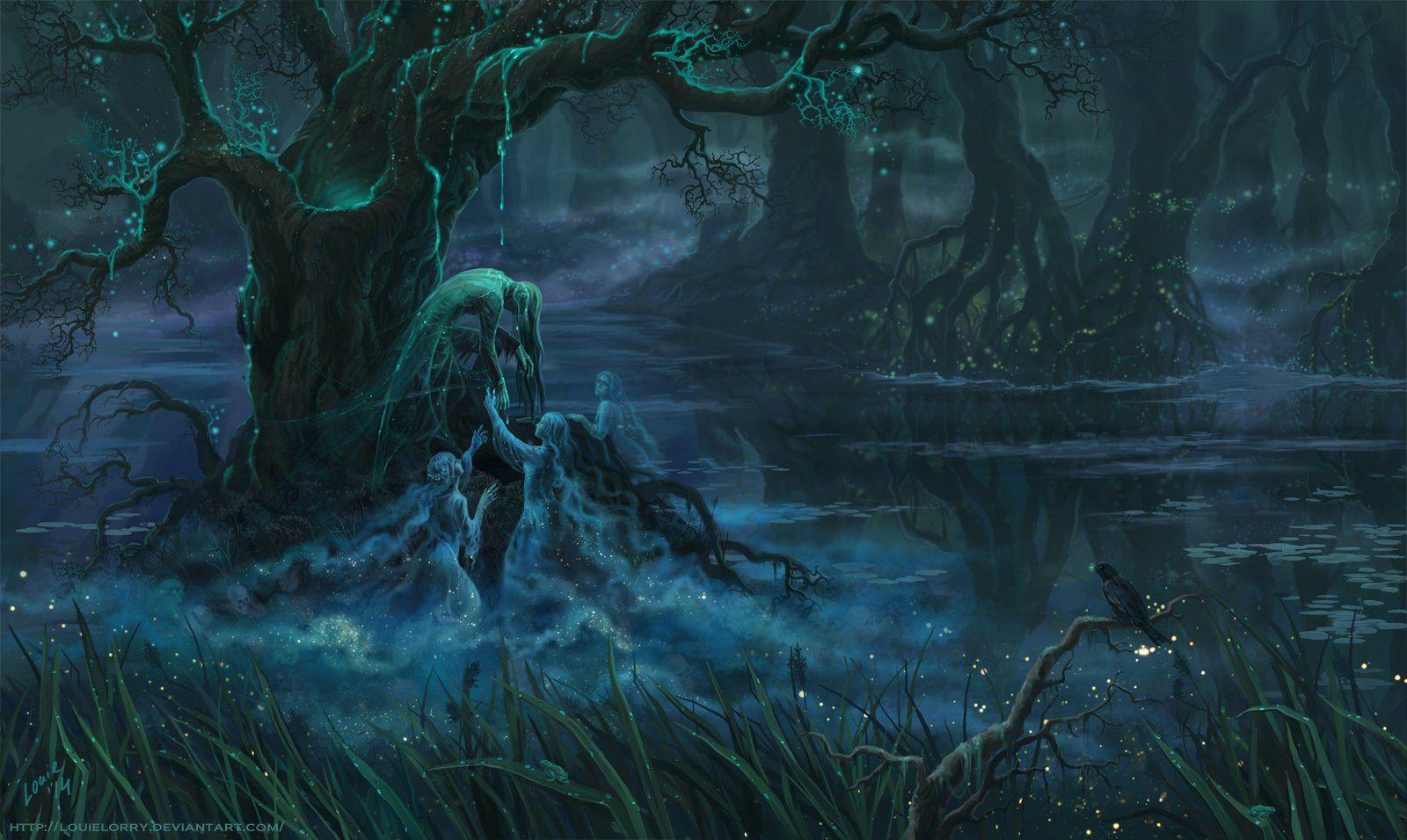 Evil Forest Wallpaper and Background Imagex956