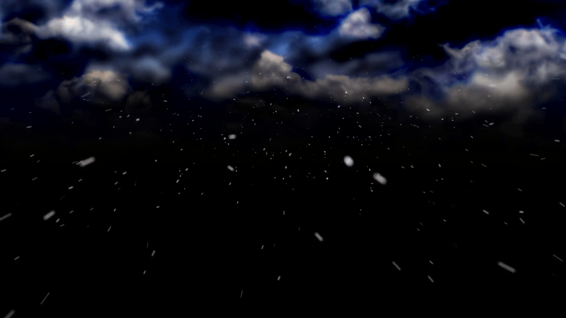 Evil Snowstorm Background Night Motion Background