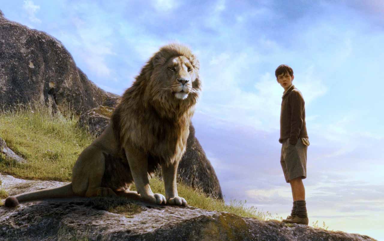 Aslan the Lion from The Chronicles of Narnia Movie Desktop Wallpaper