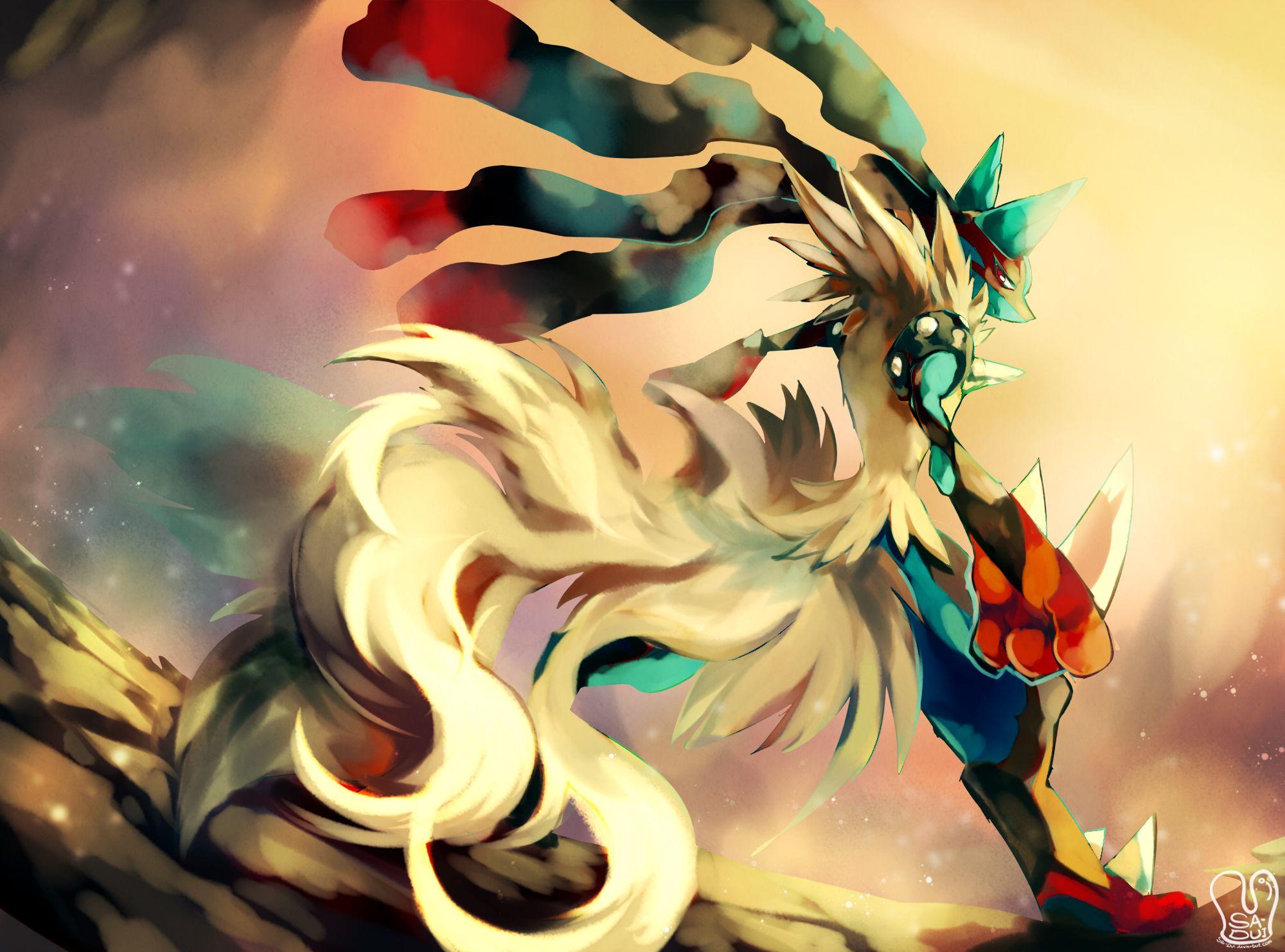 Download The Legendary Pokémon, Lucario Wallpaper