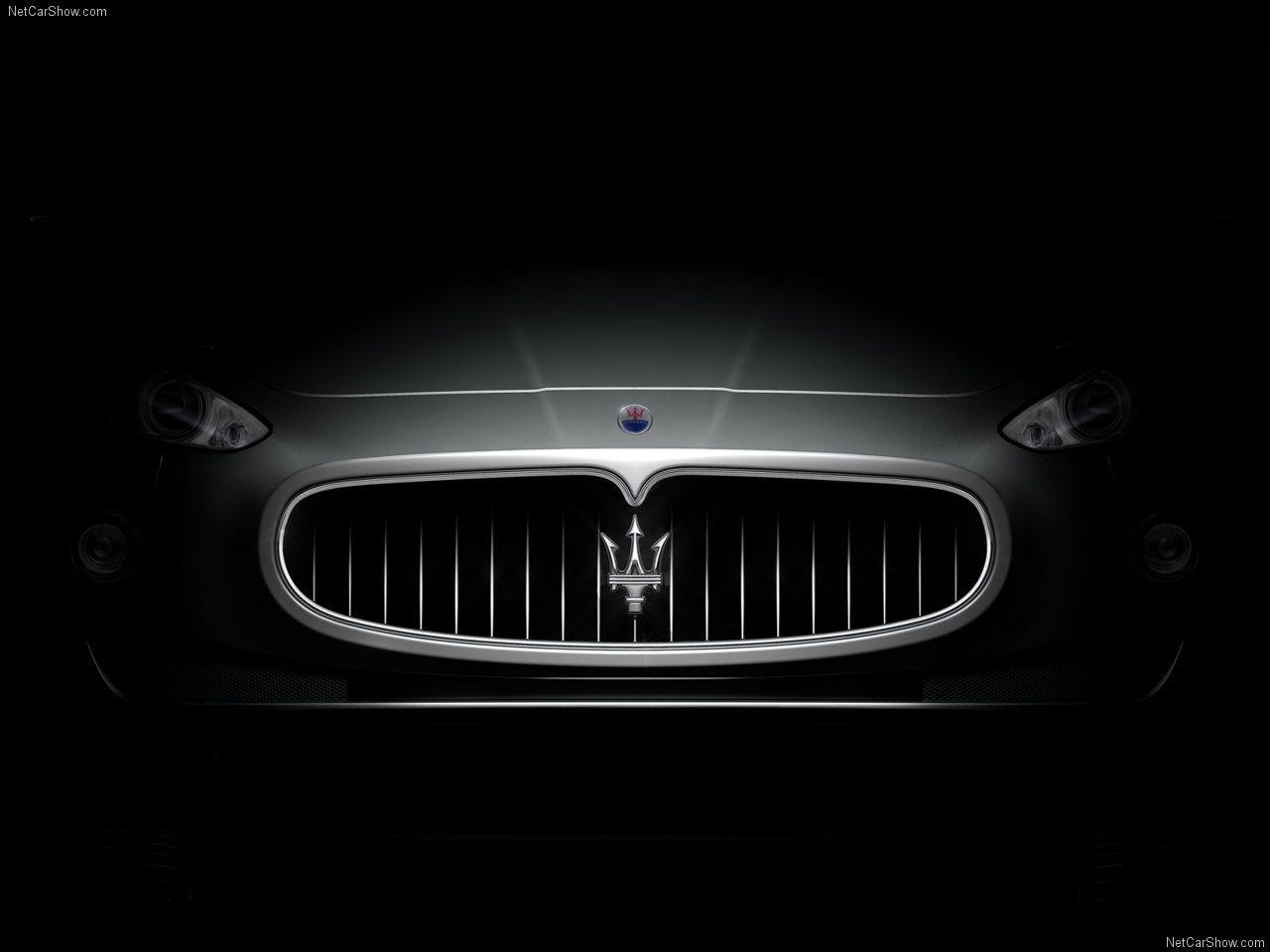 Maserati Logo in Grill Wallpaper HD Desktop. Cars & Trucks