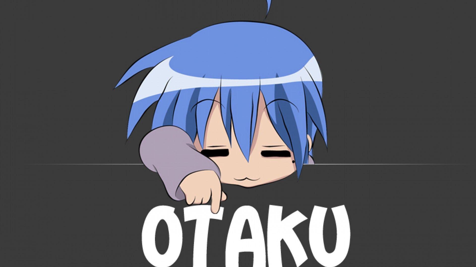 ScreenHeaven: Izumi Konata Lucky Star otaku simple background