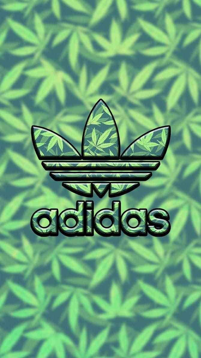 weed adidas wallpaper
