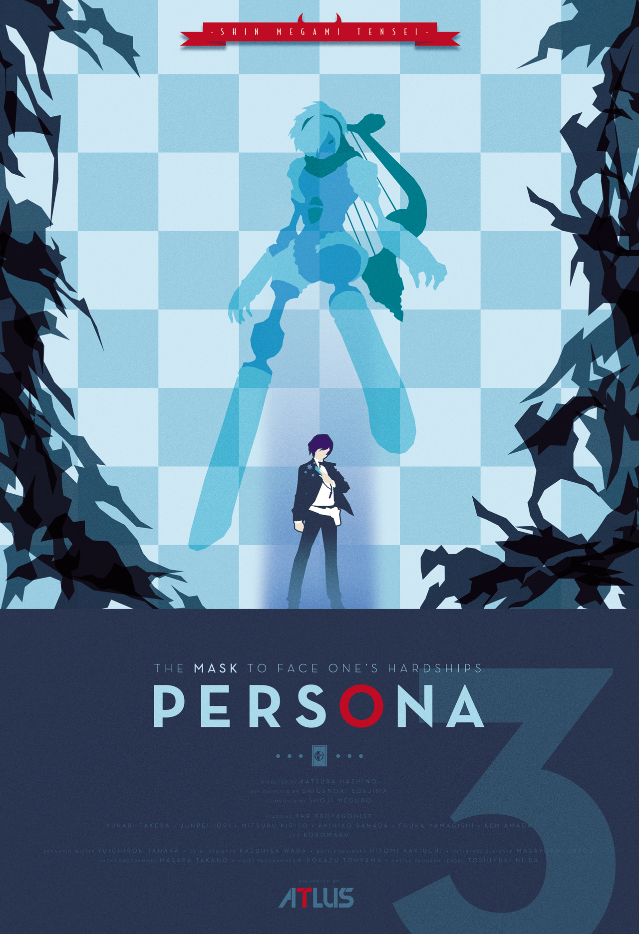 Persona 3 Movie Poster by PastaSoup. Cool Artwork