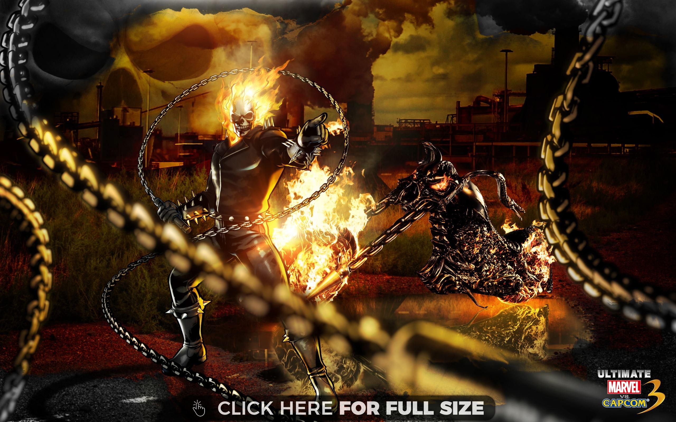 Ghost Rider Marvel Vs Capcom wallpaper