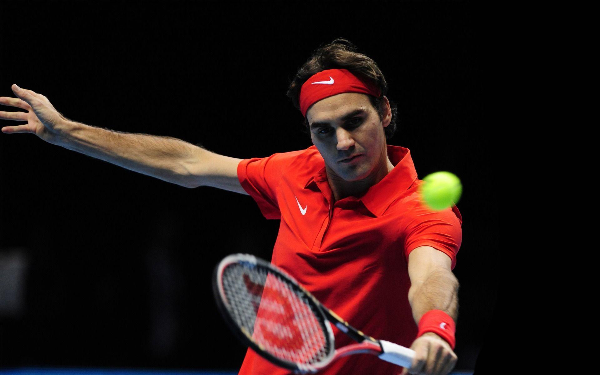 A Skilled Roger Federer Desktop Background HD 1920x1200