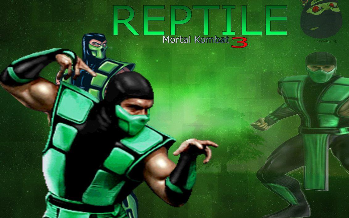 mortal kombat wallpaper reptile