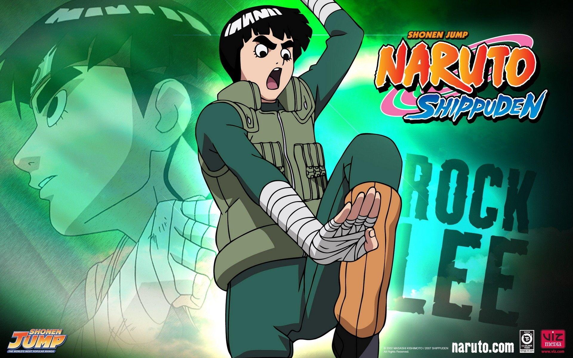 Naruto Shippuden Anime Rock Lee Fresh Hd
