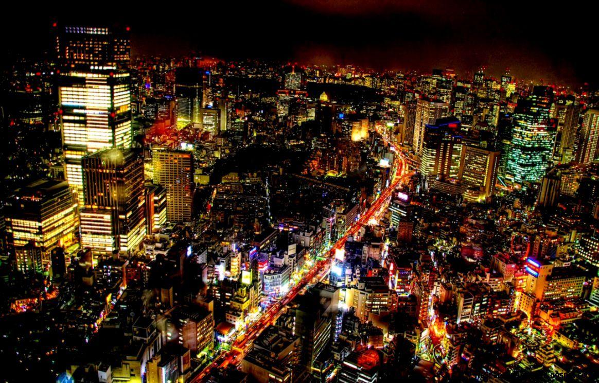 Tokyo In The Night Wallpaper HD