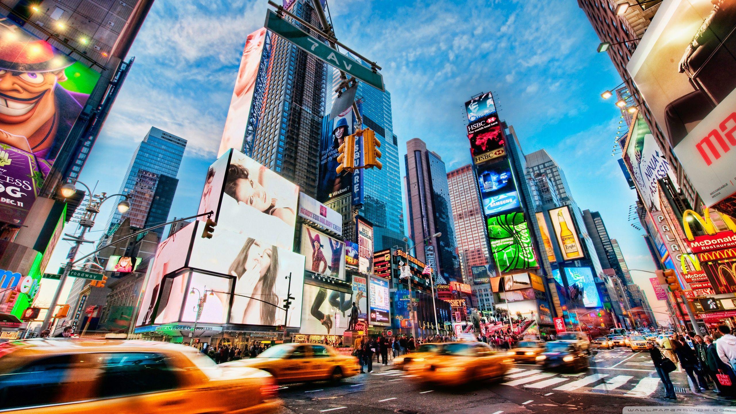 Times Square New York ❤ 4K HD Desktop Wallpaper for 4K Ultra HD TV