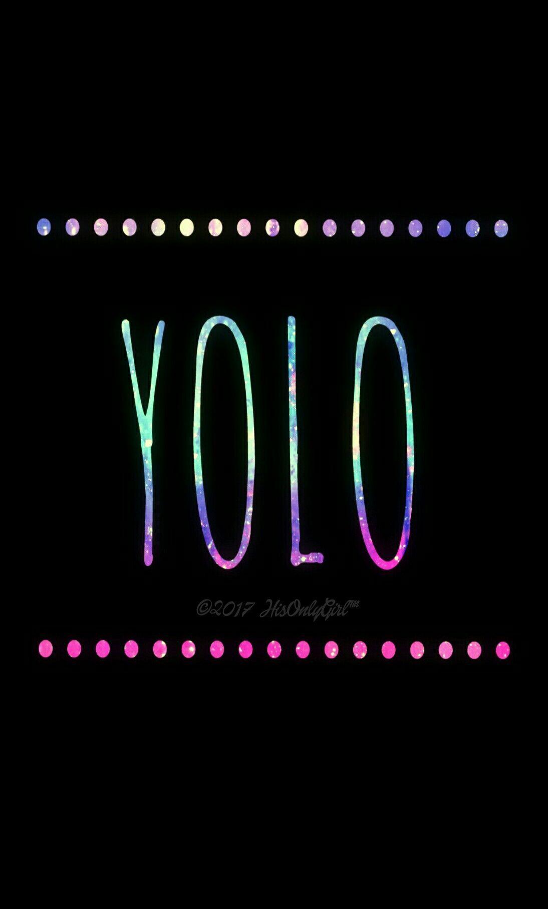 YOLO galaxy wallpaper I created for the app CocoPPa!. Blesk