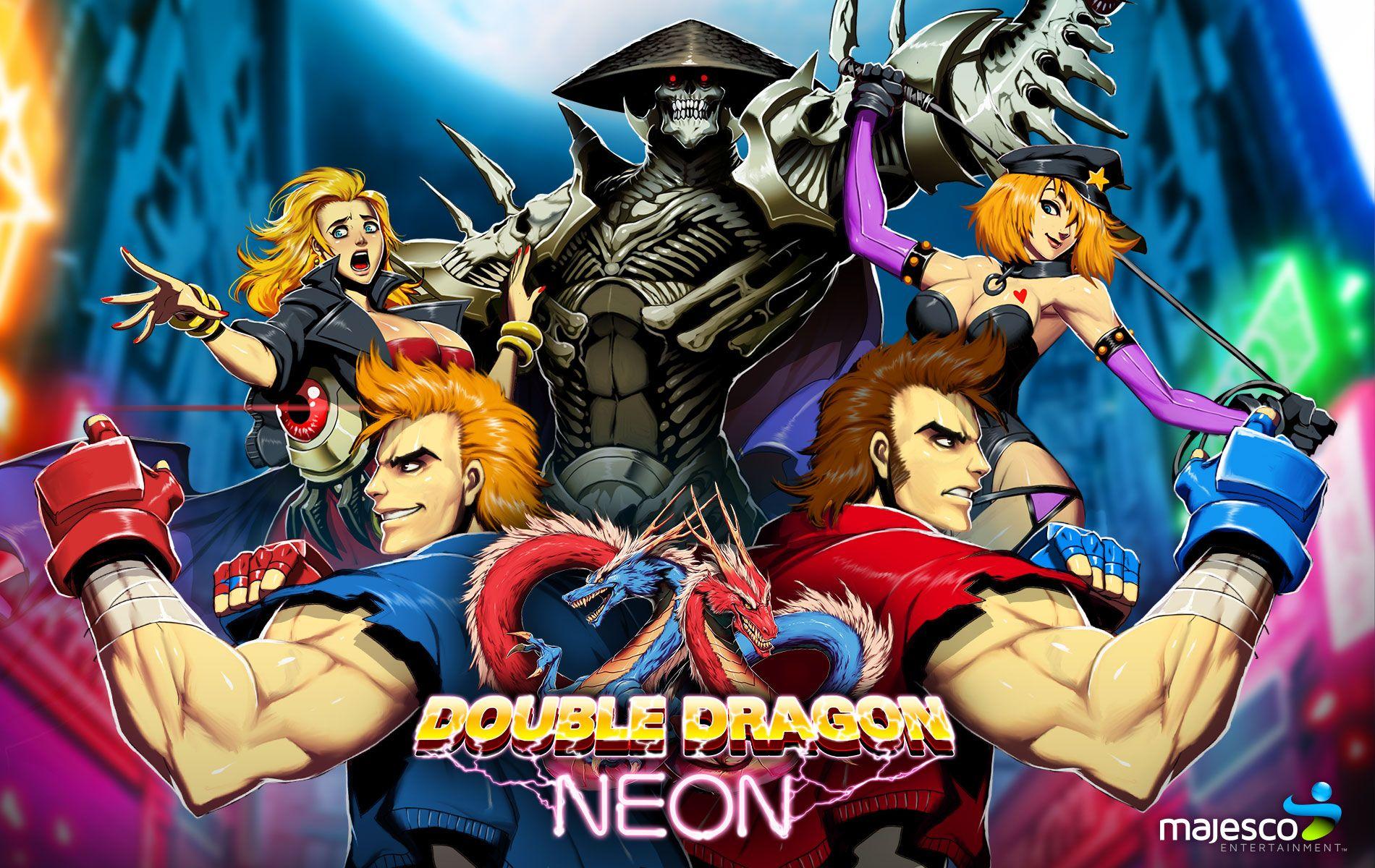 Double Dragon Neon Wallpaper and Background Imagex1200
