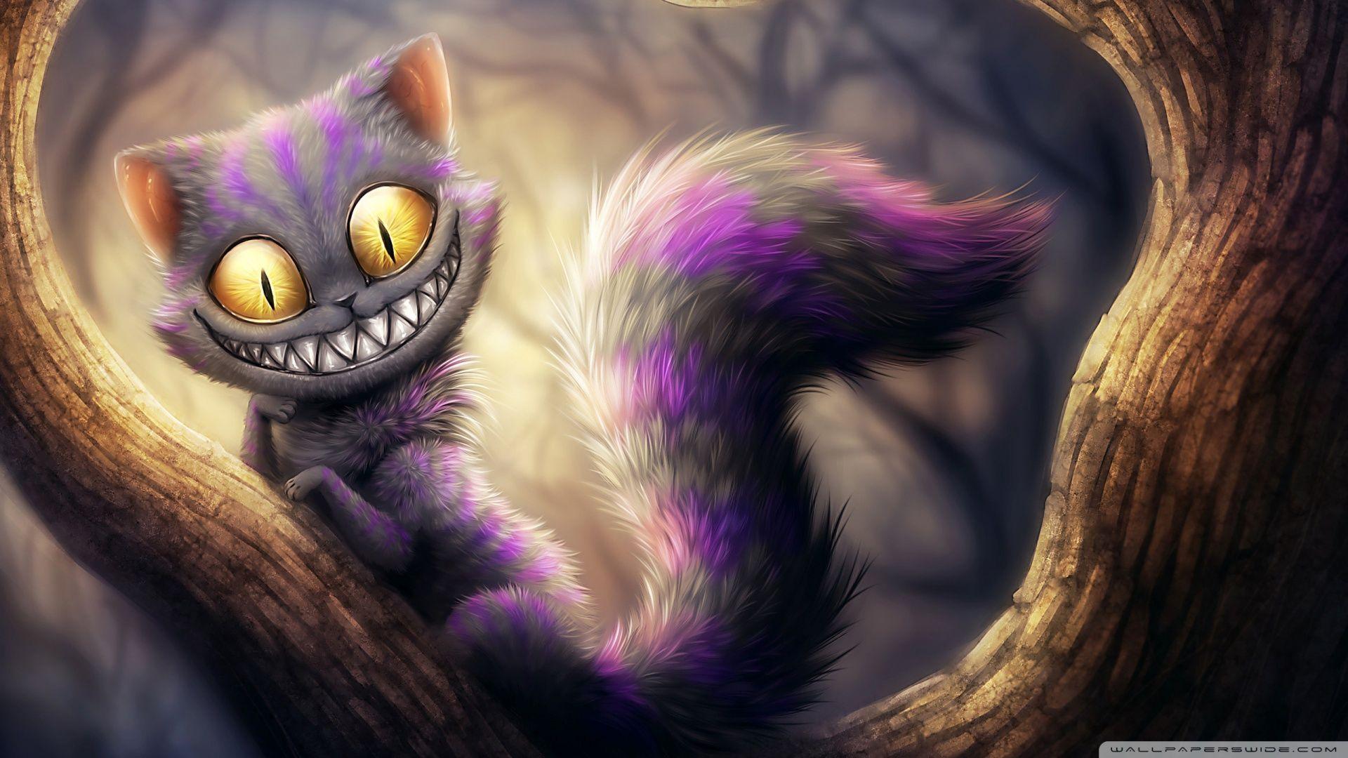 Cheshire Cat, Alice's Adventures in Wonderland ❤ 4K HD Desktop