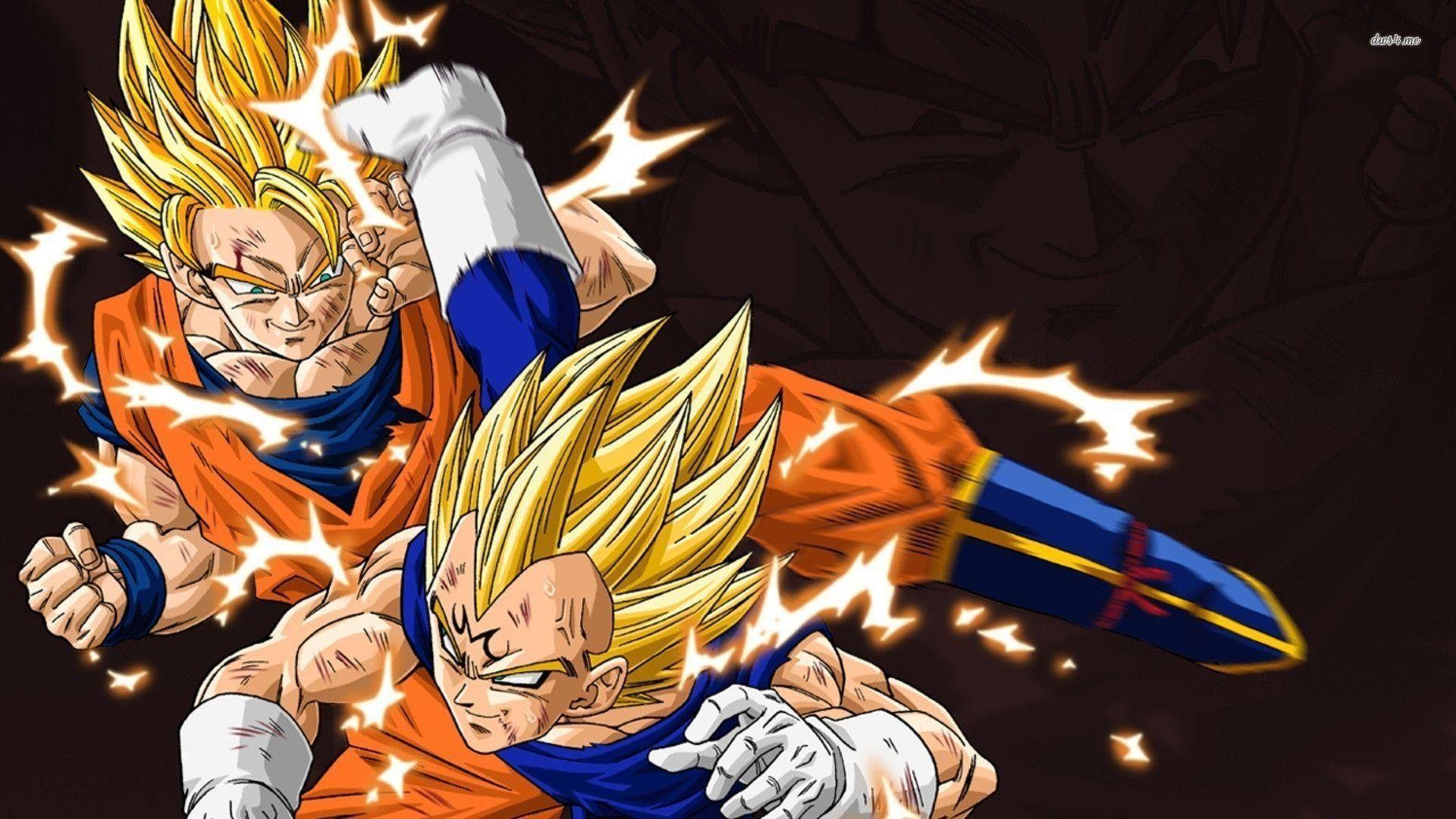Dragon Ball Z Goku Vs Vegeta Wallpapers Wallpaper Cave