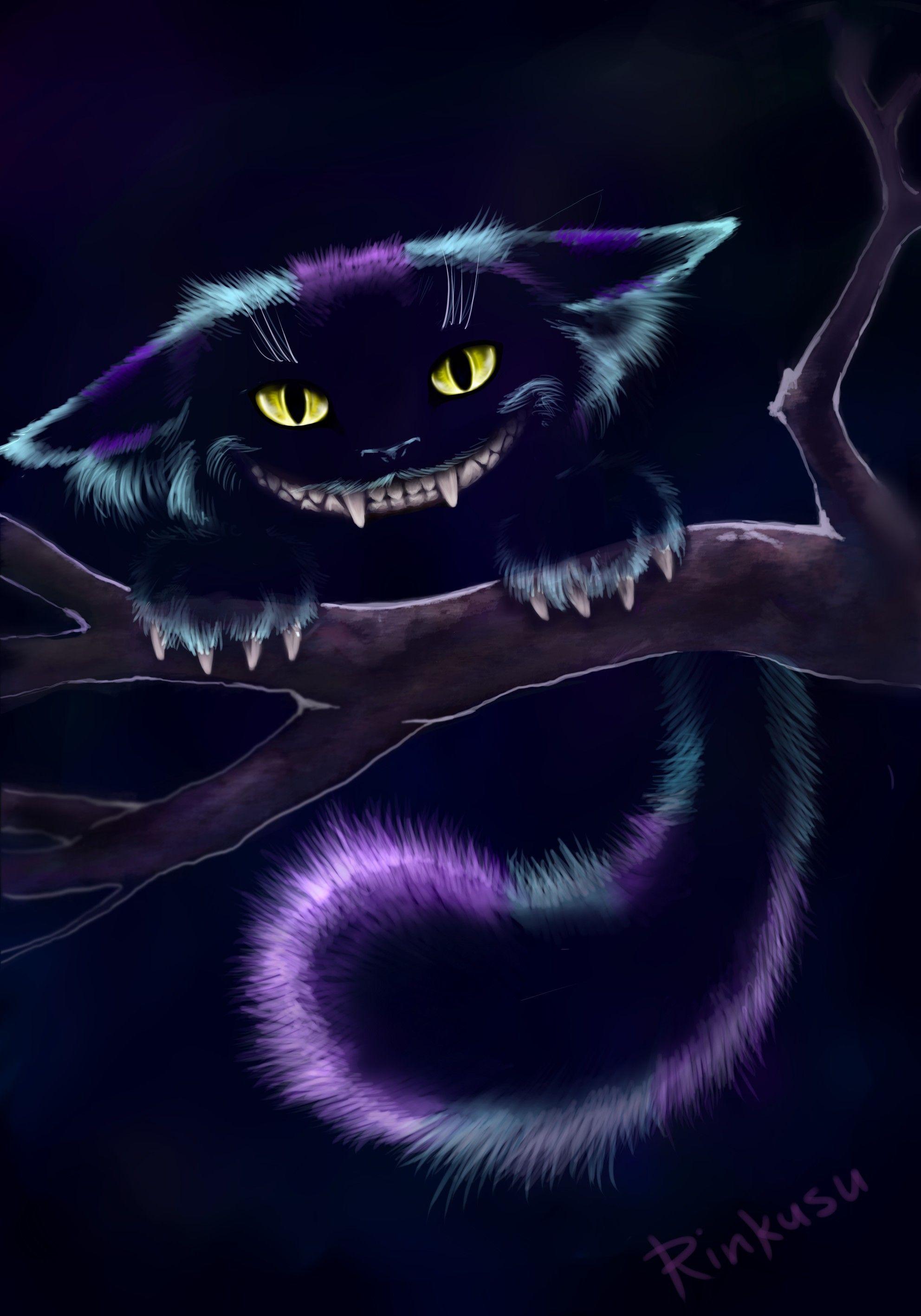 Cheshire Cat, Mobile Wallpaper Anime Image Board