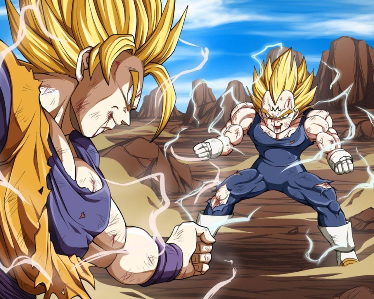 AMV Runnin Goku vs Majin Vegeta