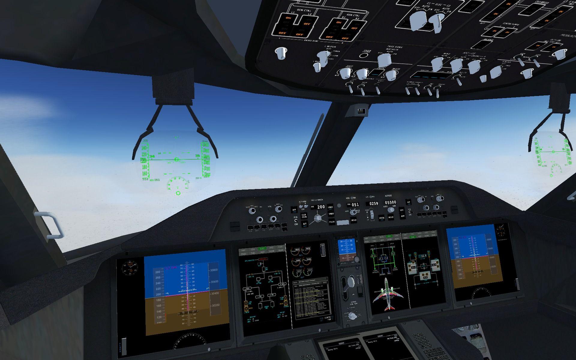 Apollo NG With A Boeing 787 8 Dreamliner In Flightgear