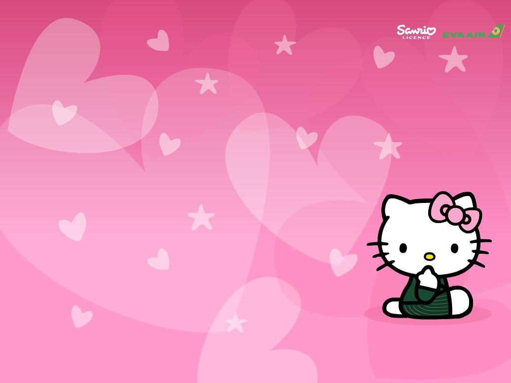 Hello Kitty Pink HD wallpaper