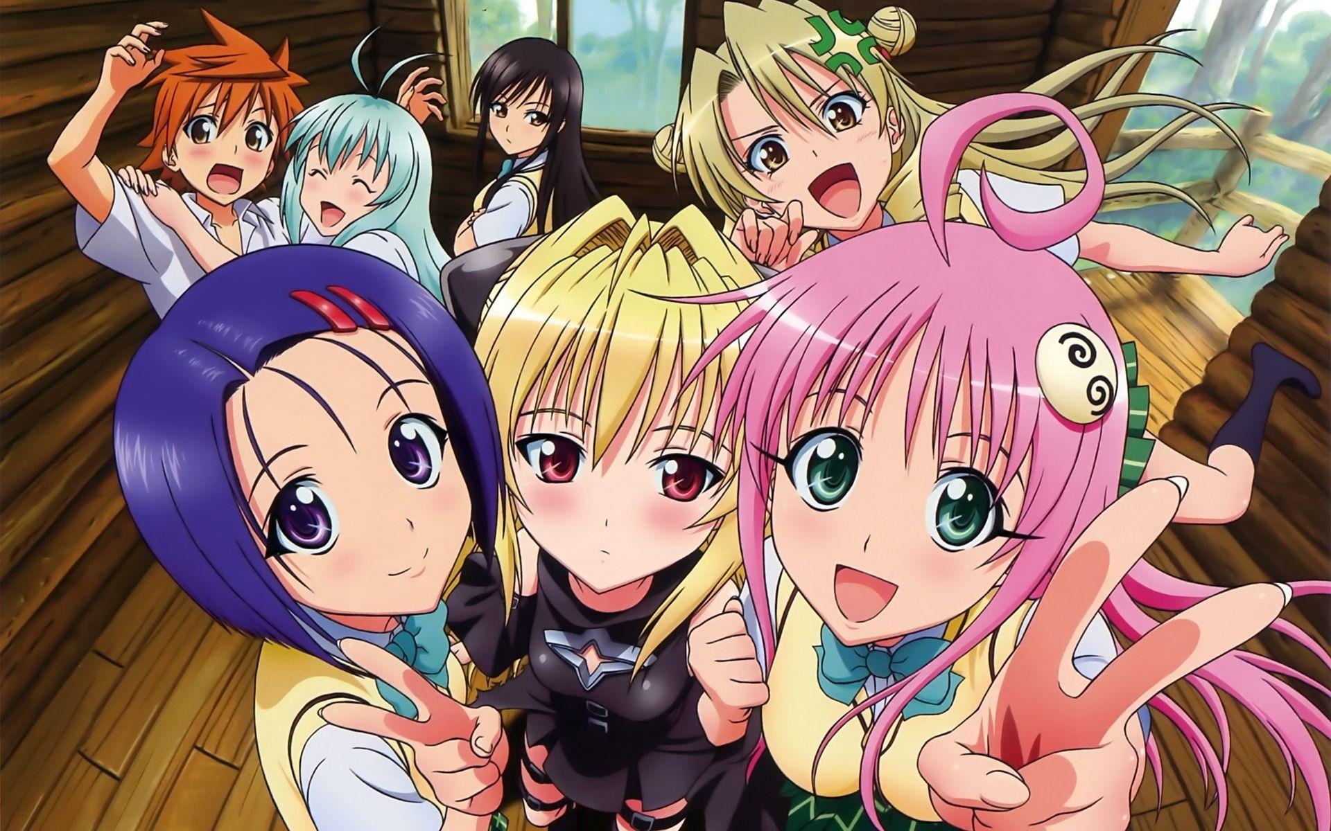 To Love Ru Group Full HD Wallpaper And Background Imagex1200