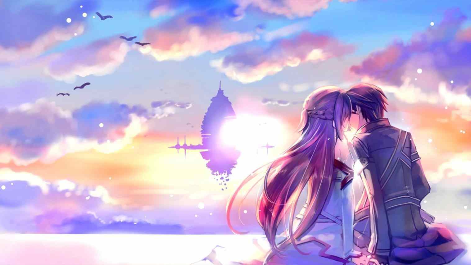 Desktop background romance romantic anime wallpaper HD