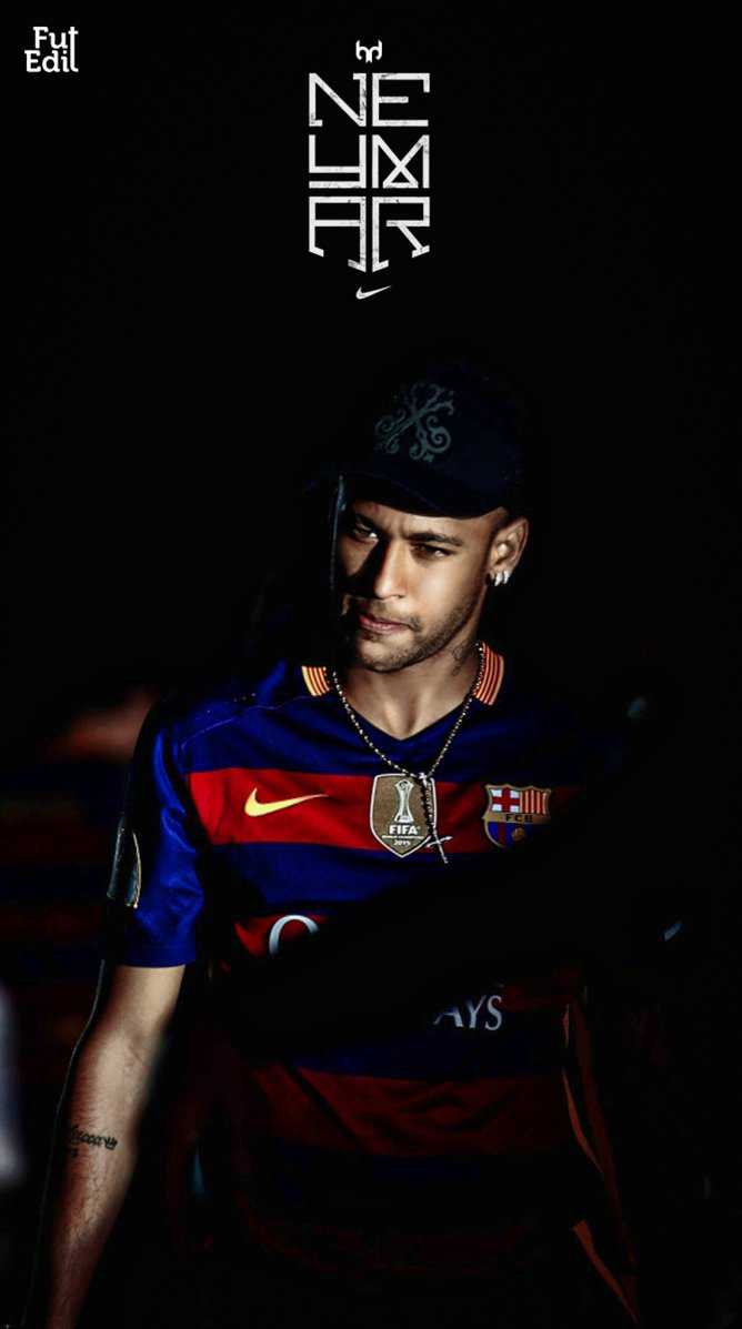 Download Pro Athlete Neymar 4K Edit Wallpaper | Wallpapers.com