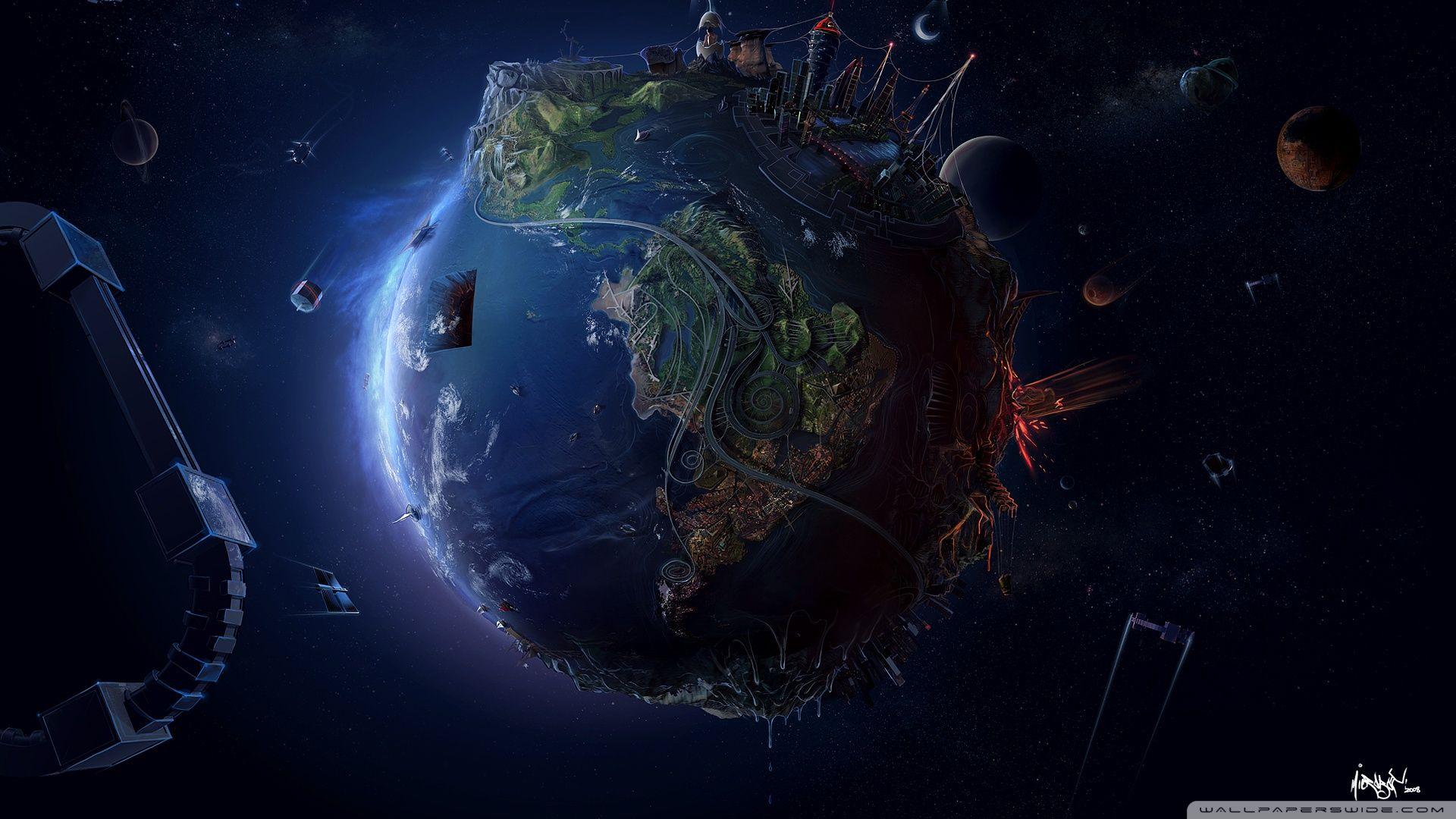 Earth In The Future ❤ 4K HD Desktop Wallpaper for 4K Ultra HD TV