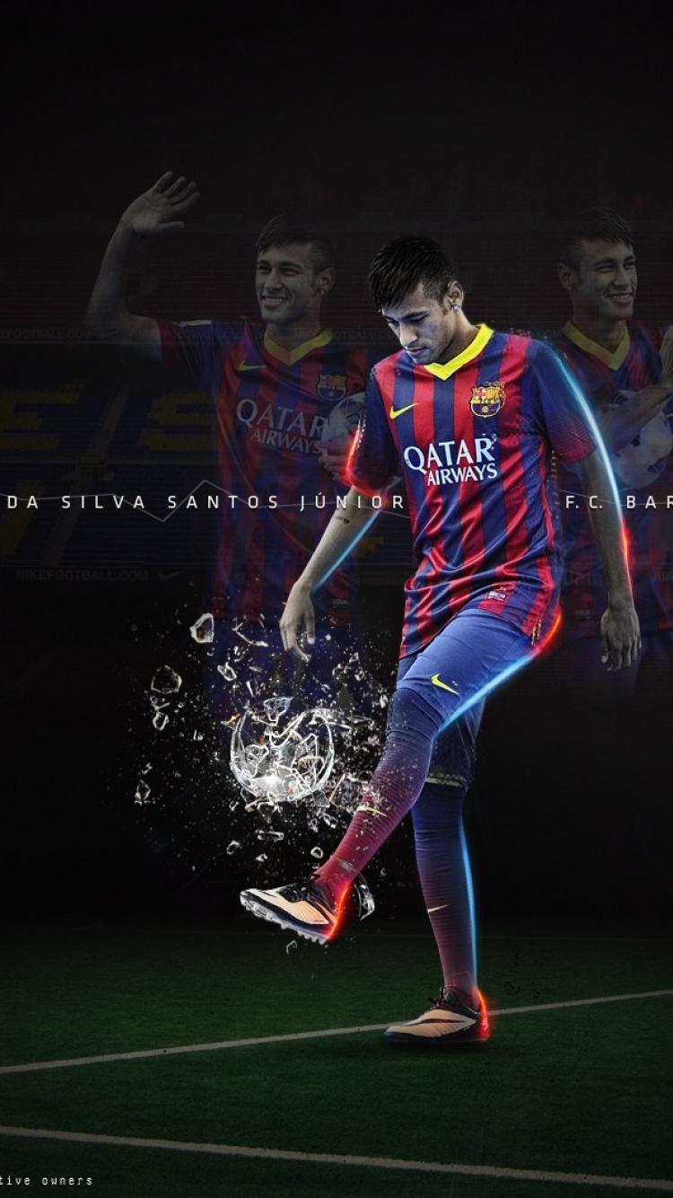 Fc barcelona neymar jr blaugrana football players soccer wallpaper