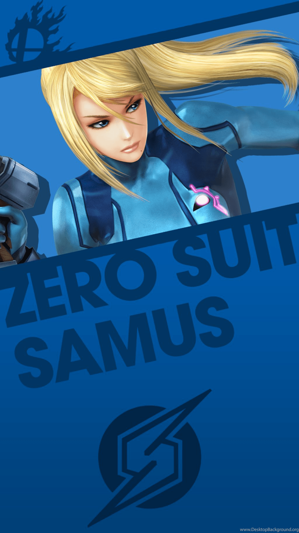 Zero Suit Samus Smash Bros. Phone Wallpaper By MrThatKidAlex24 On
