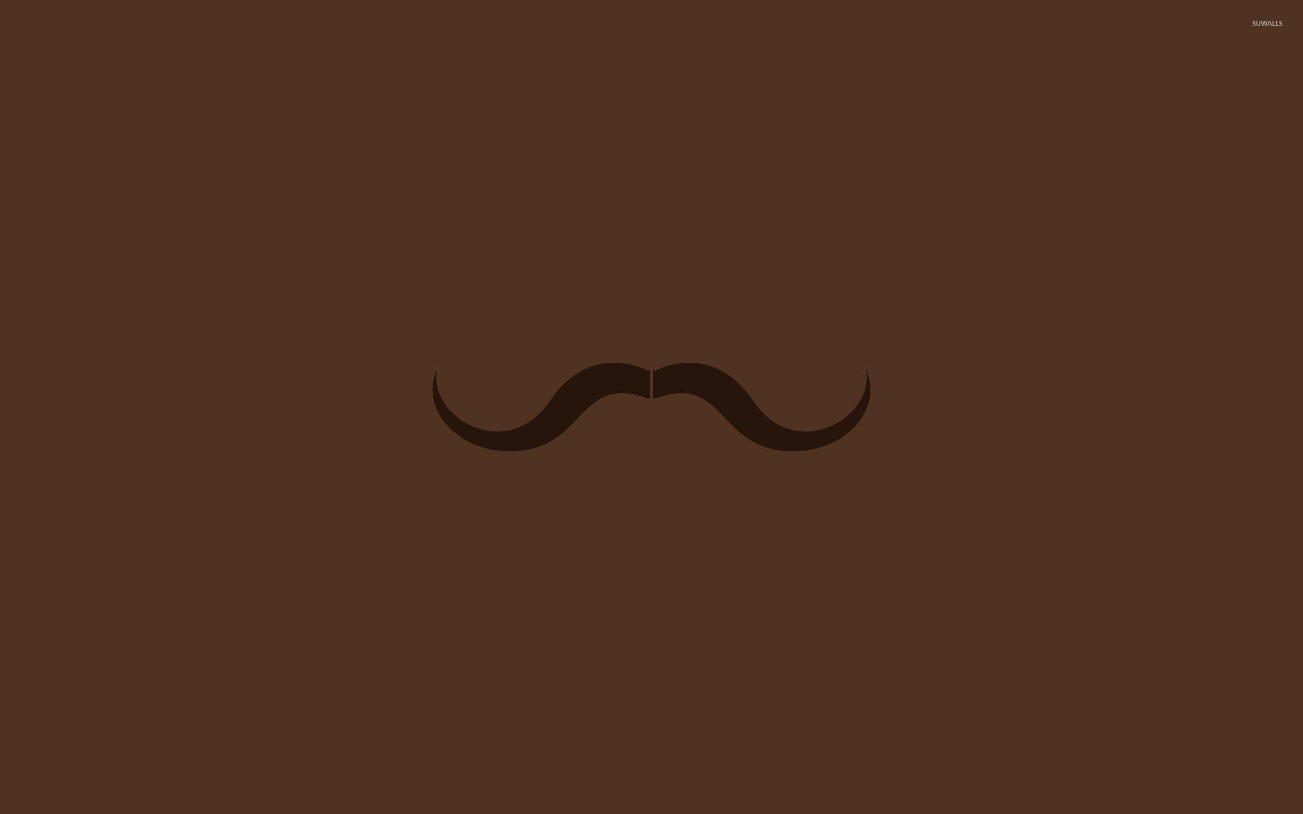 Brown moustache wallpaper wallpaper