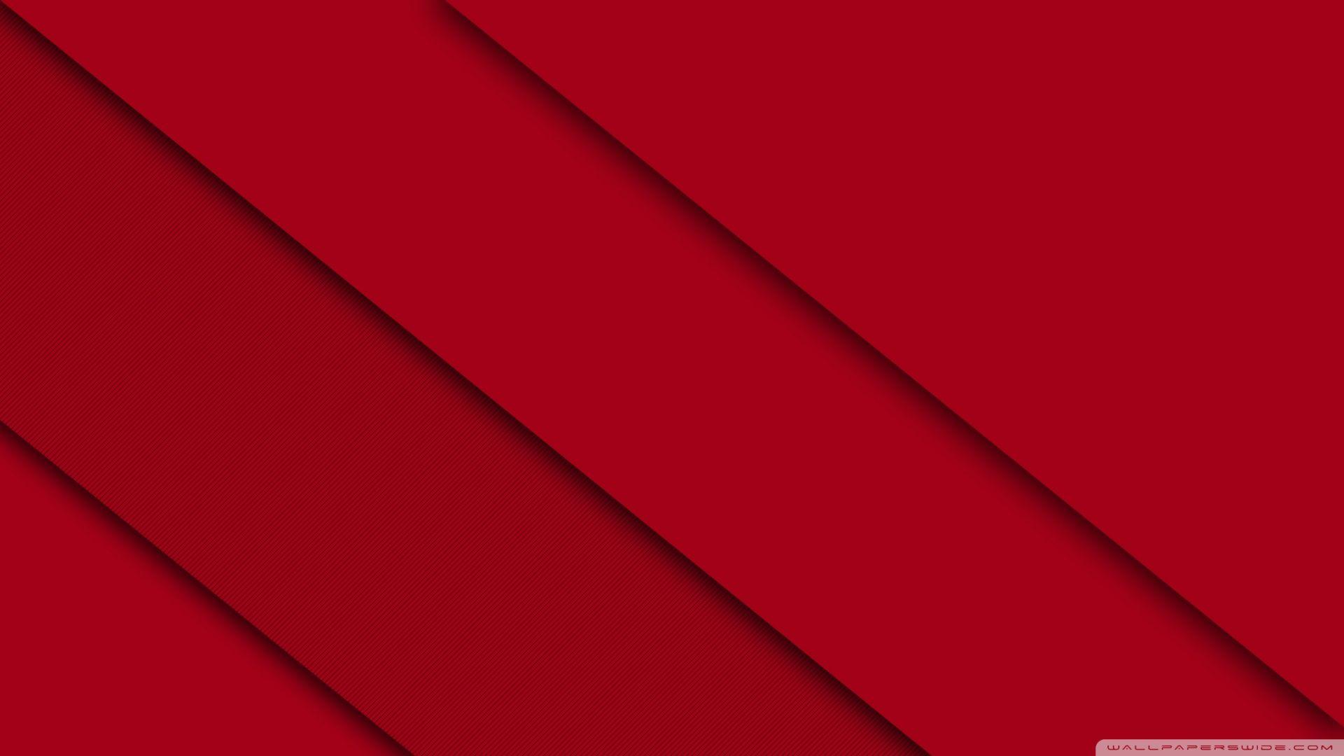 Material Design RED ❤ 4K HD Desktop Wallpaper for • Dual Monitor