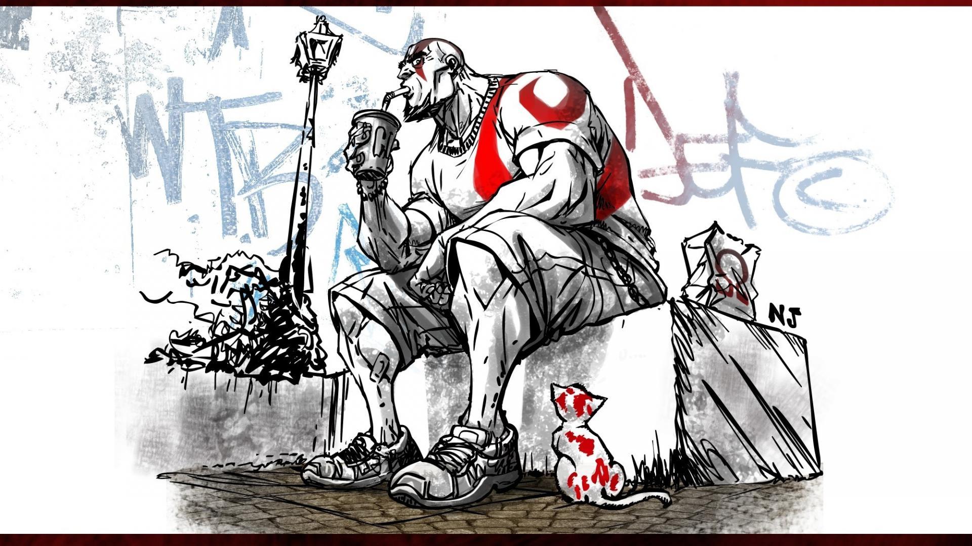 Today god of war gangsta kratos war: ascension wallpaper