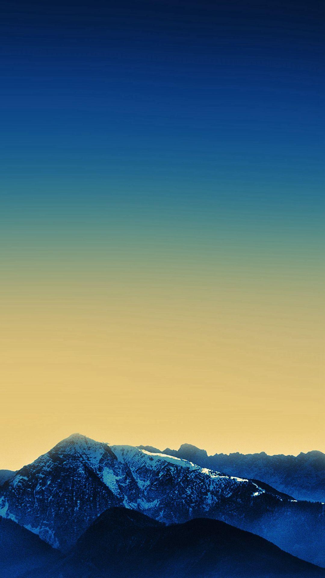 Dark Blue Wallpaper Official Mountain Apple Art iPhone 6 wallpaper