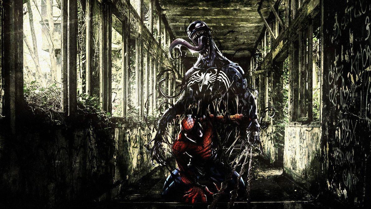 Spider Man And Symbiote Wallpaper