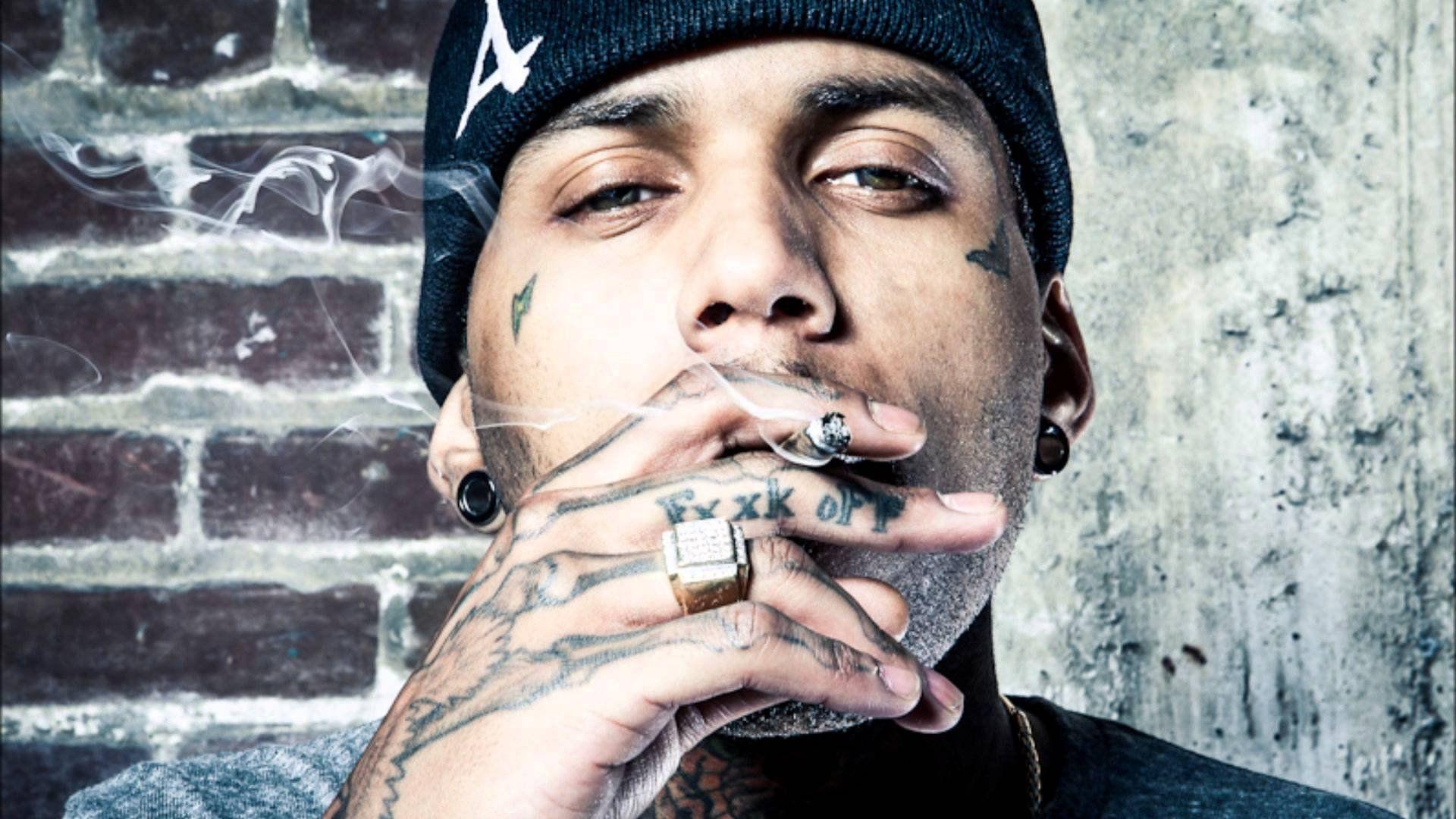 KID INK Rapper Rap Hip Hop Disc Jockey D J 1kink Gangsta Tattoo 420