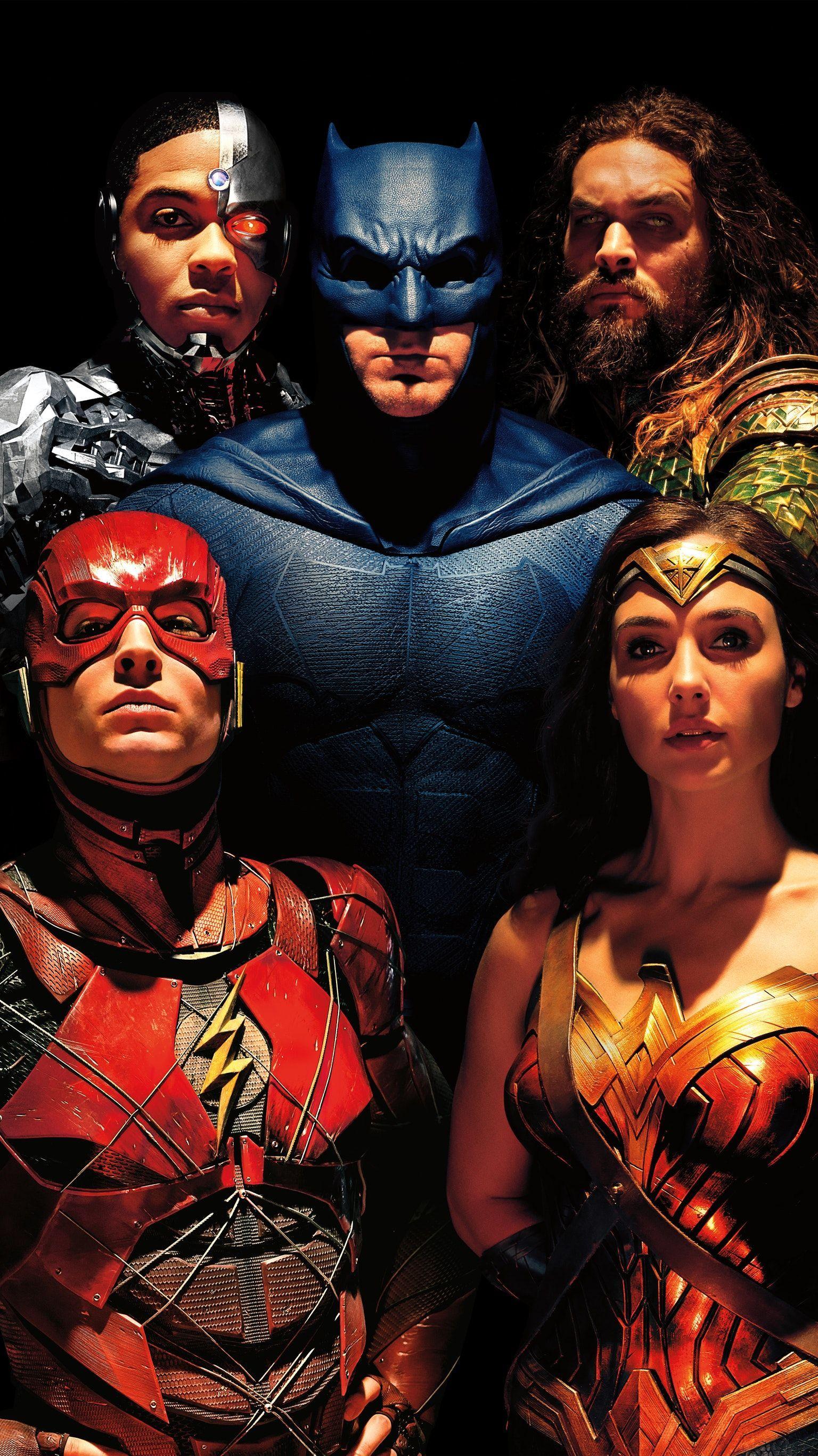 Justice League (2017) Phone Wallpaper. Desenhos de super herois