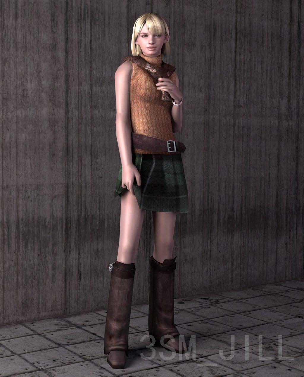 Download Ashley Graham In Her Iconic Outfit From Resident Evil 4 Wallpaper