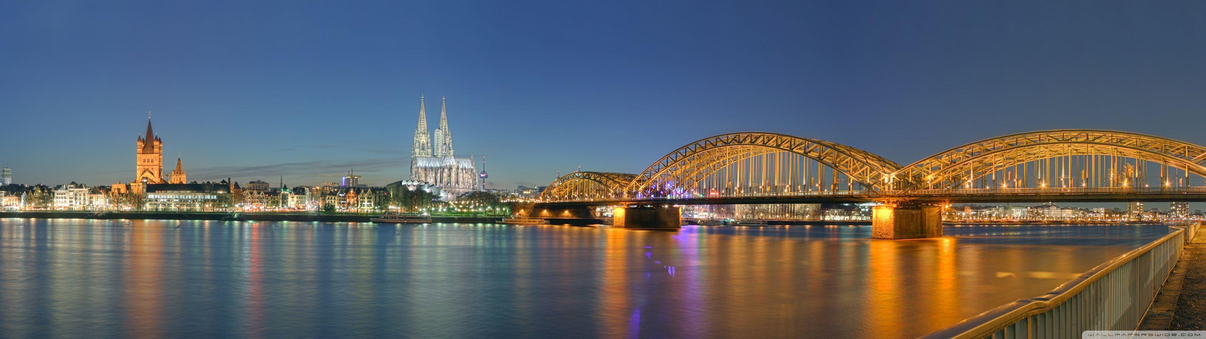 Panoramic Image Of Cologne ❤ 4K HD Desktop Wallpaper for • Wide