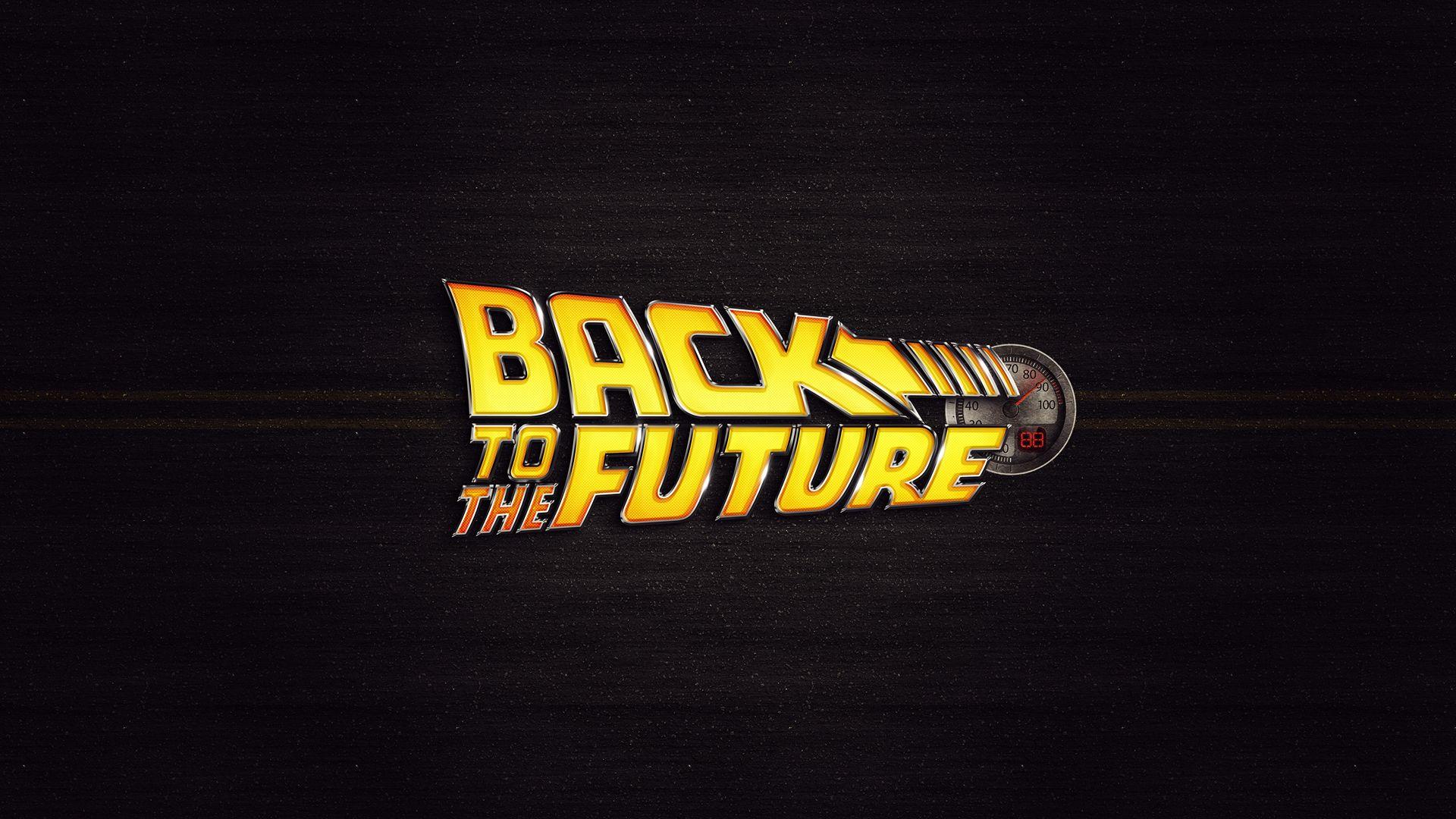 Back To The Future Movie Logo Desktop Wallpaper