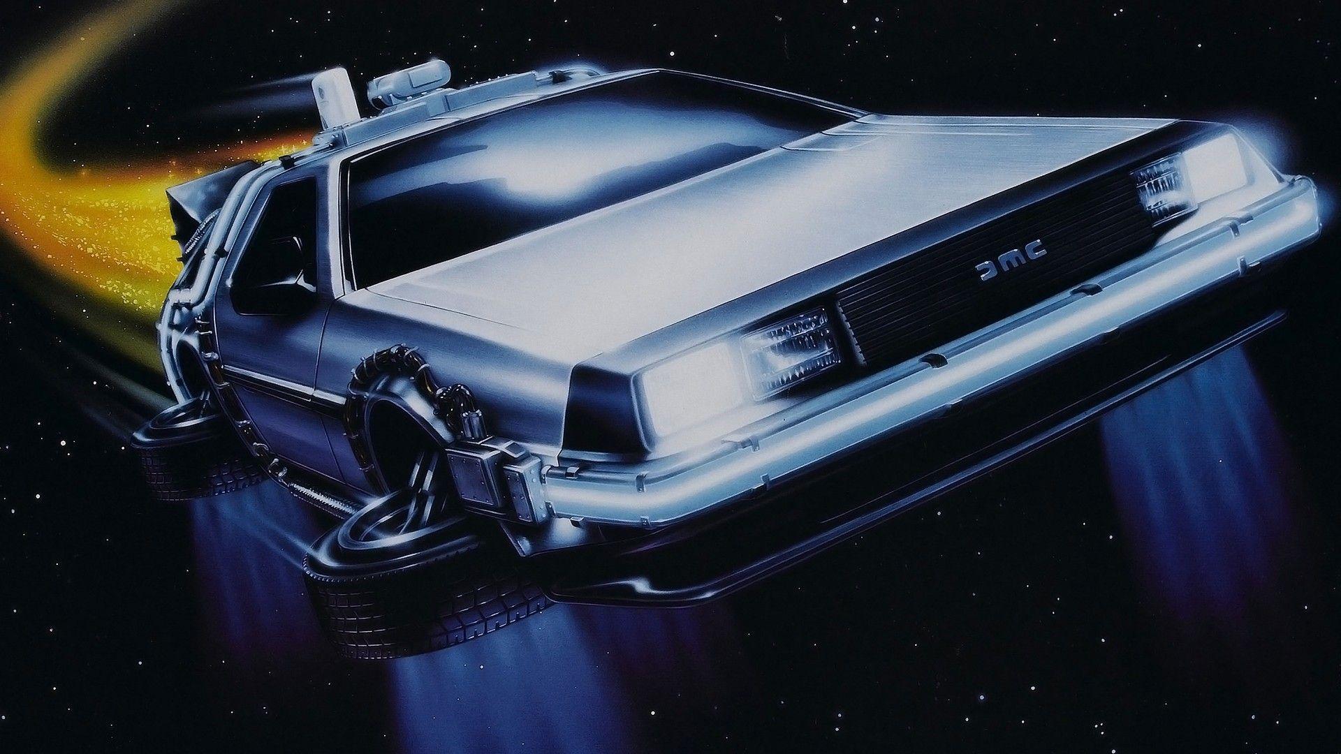 Delorean Back to the Future Wallpaper