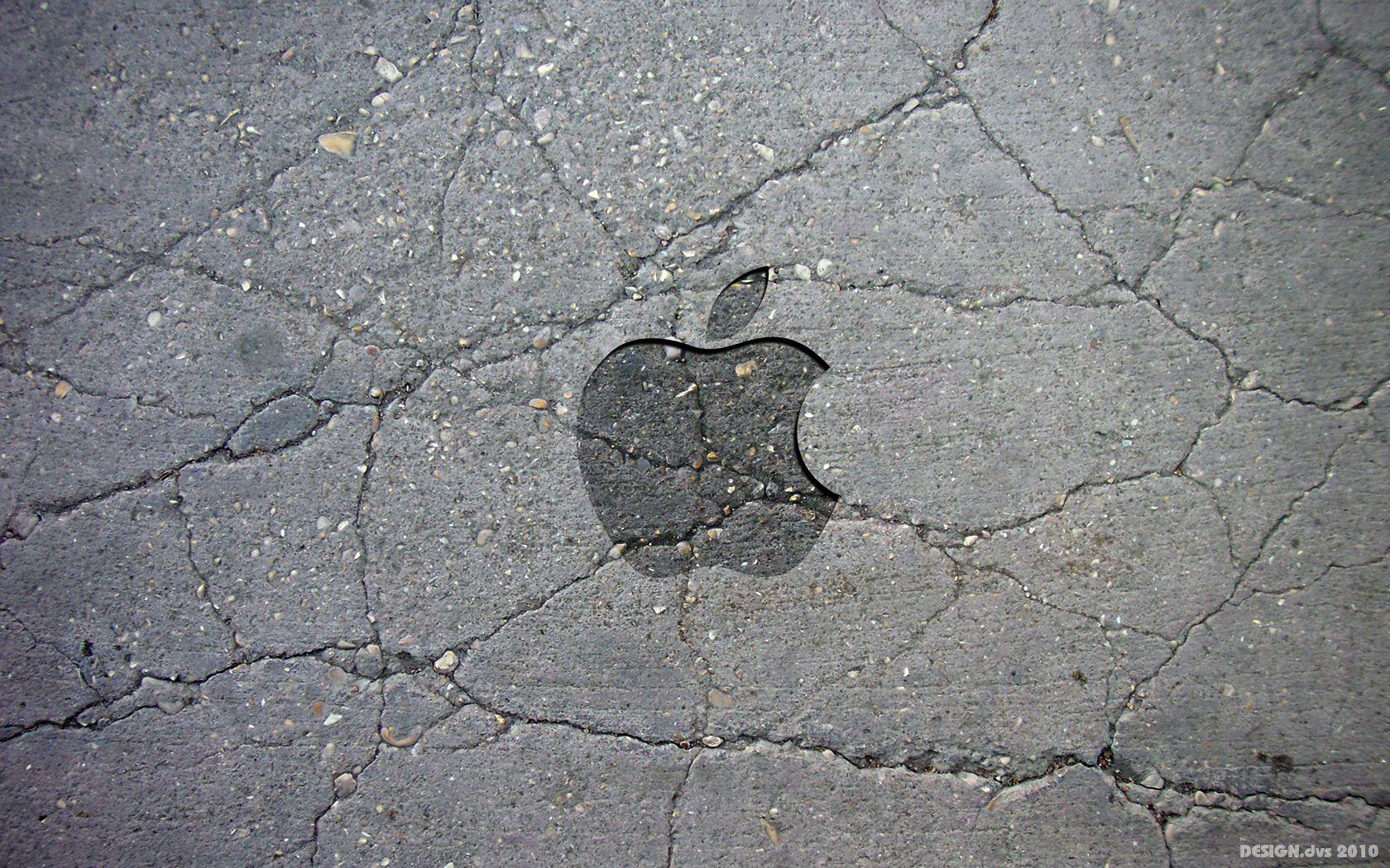 Conrete Apple desktop PC and Mac wallpaper