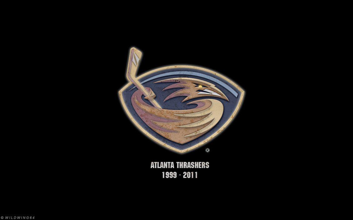 Atlanta Thrashers logo wallpaper
