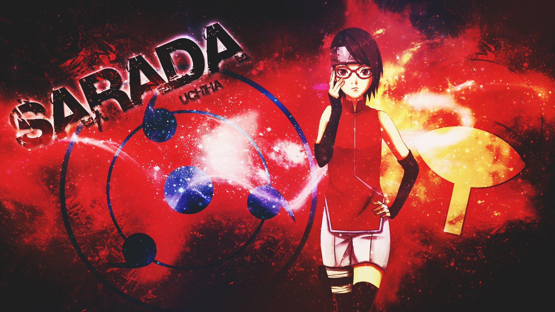 Sarada Uchiha Sharingan Anime Girl Wallpaper