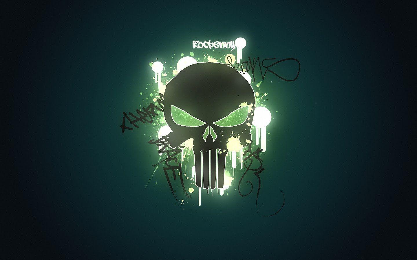 2724 punisher skull wallpaper