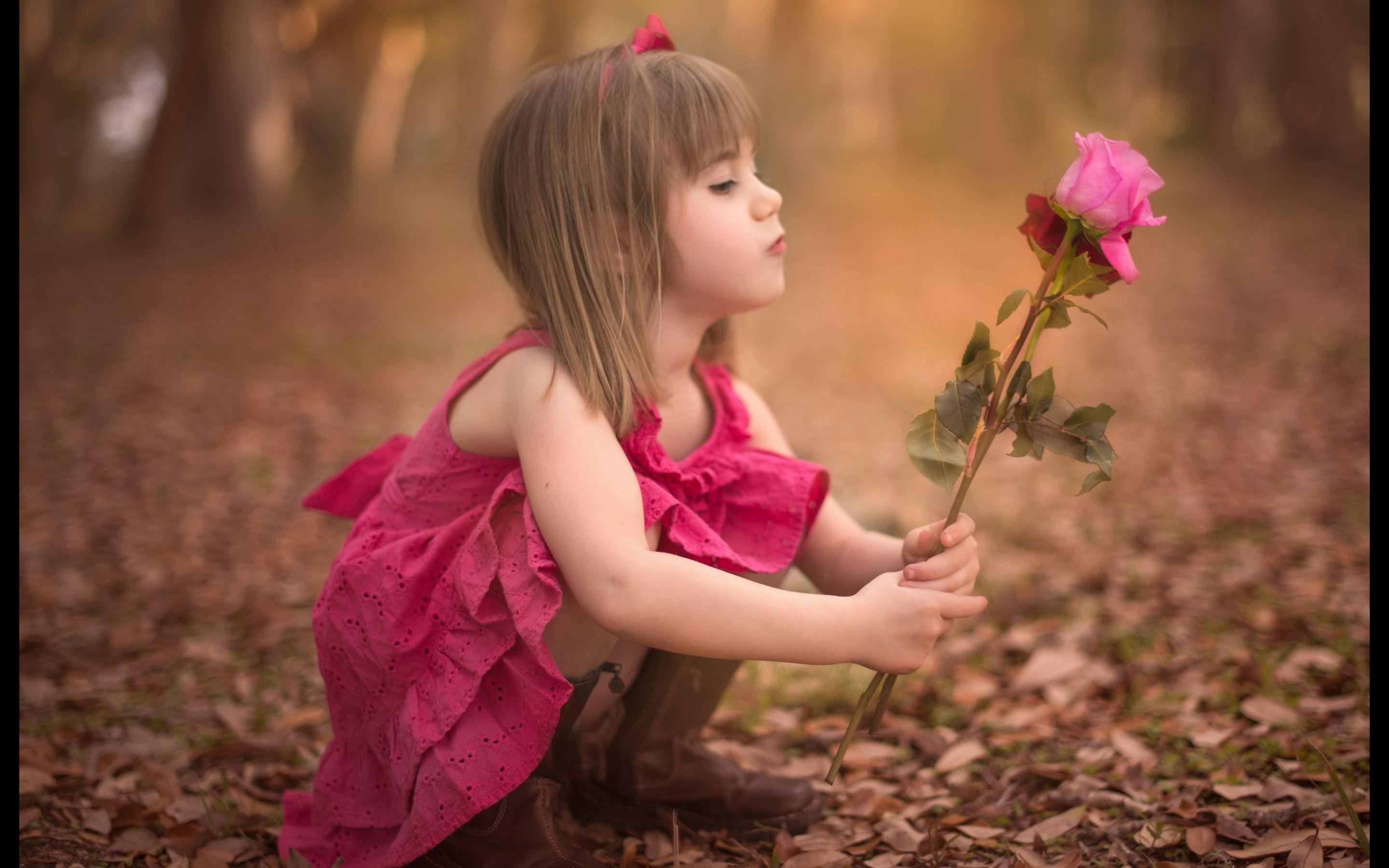 beautiful baby girl HD wallpaper