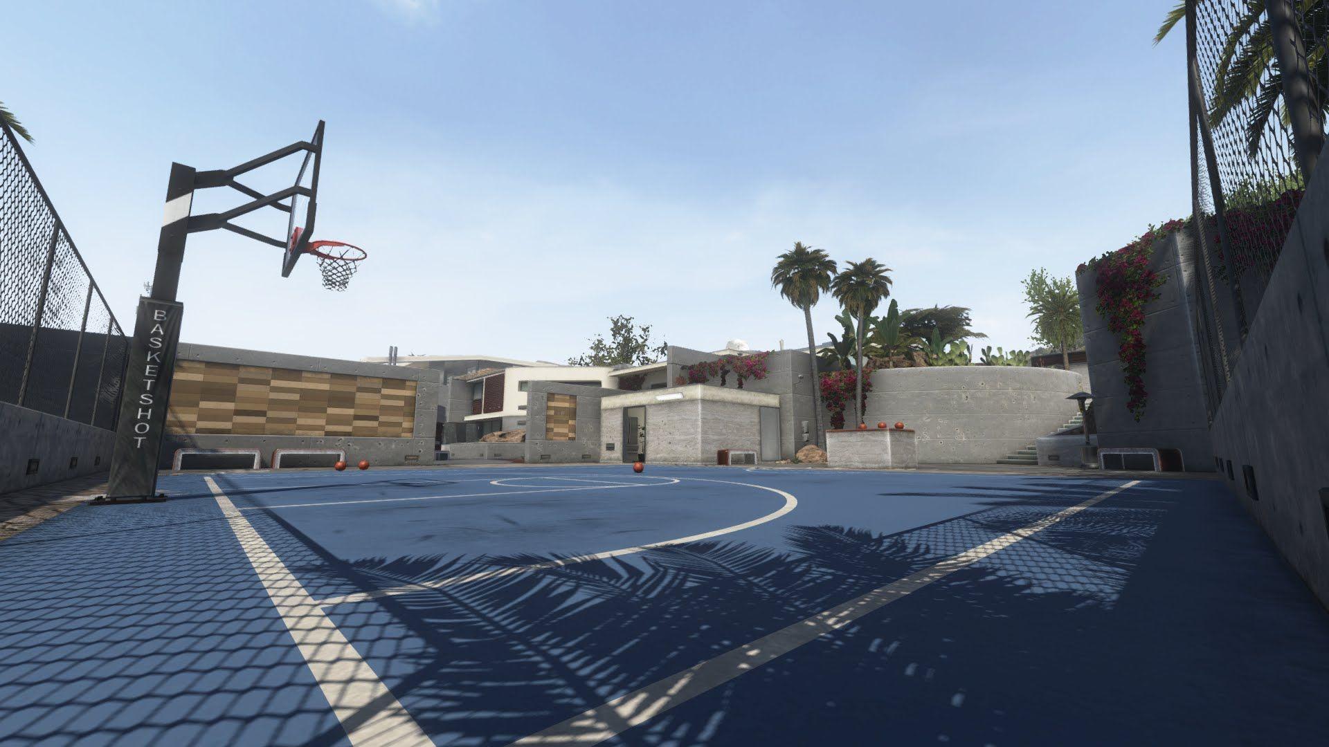Basketball Court Background Free Download