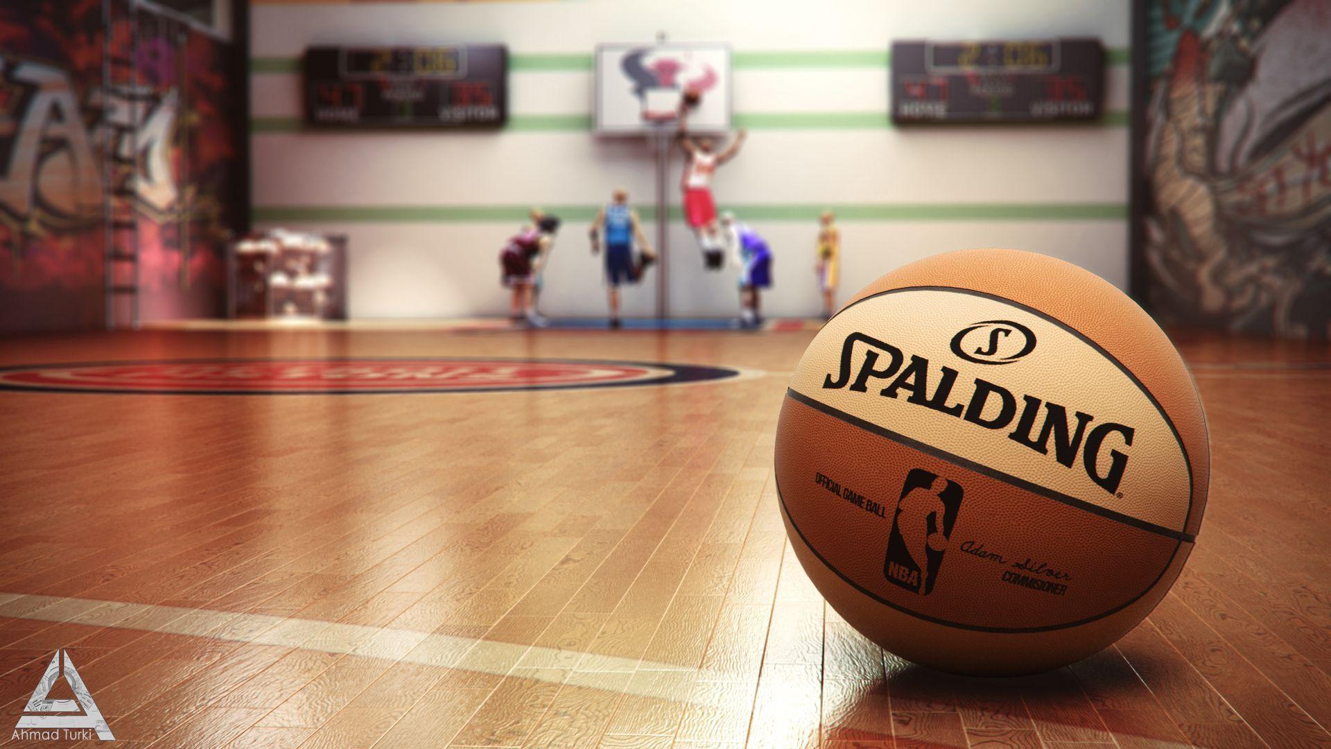 cool basketball court wallpapers