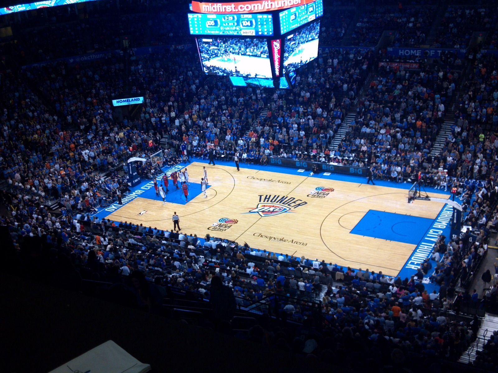 Thunder Basketball Court HD Desktop Wallpaper, Instagram photo