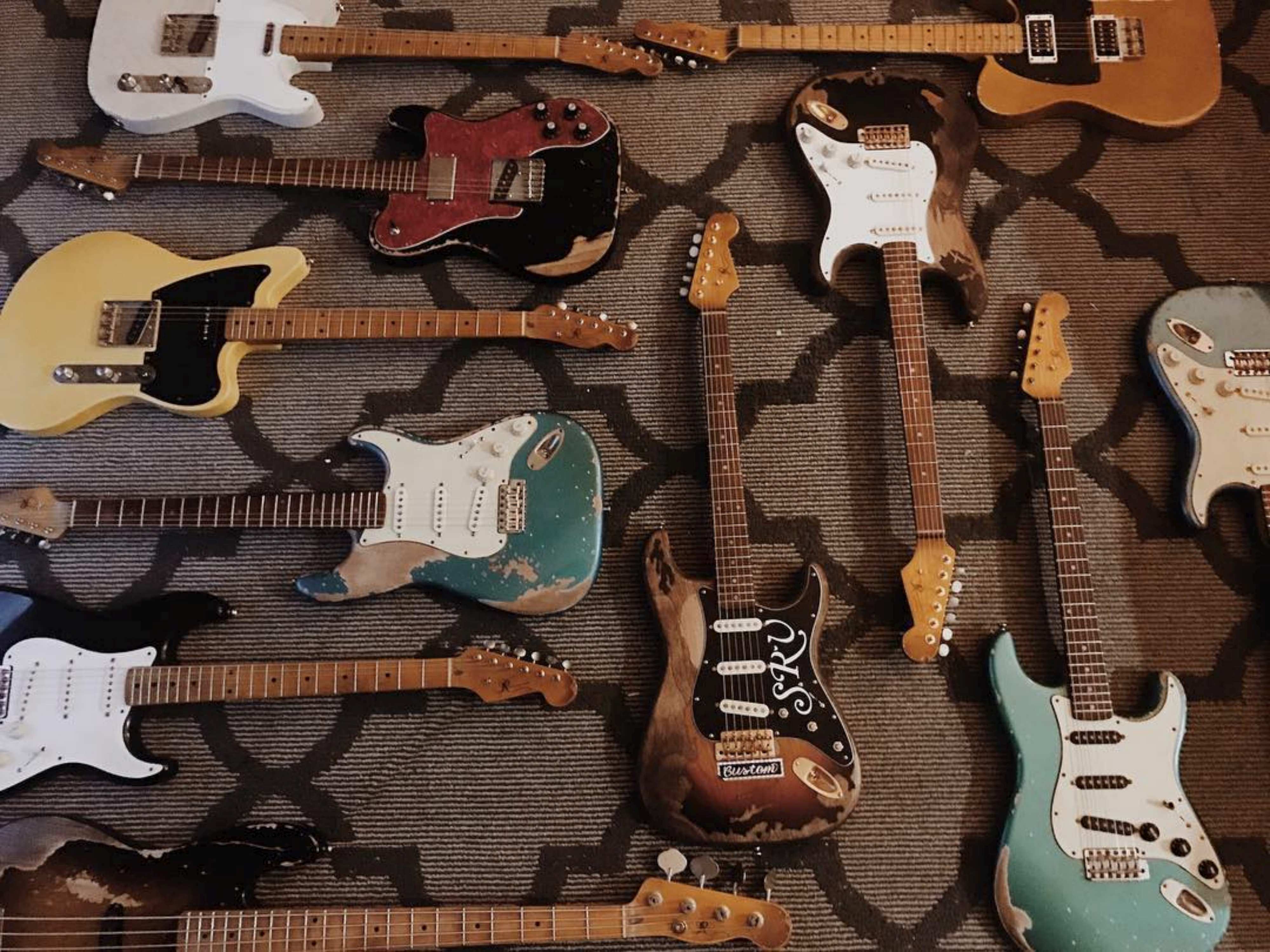 Rittenhouse guitars wallpaper of the 1960s